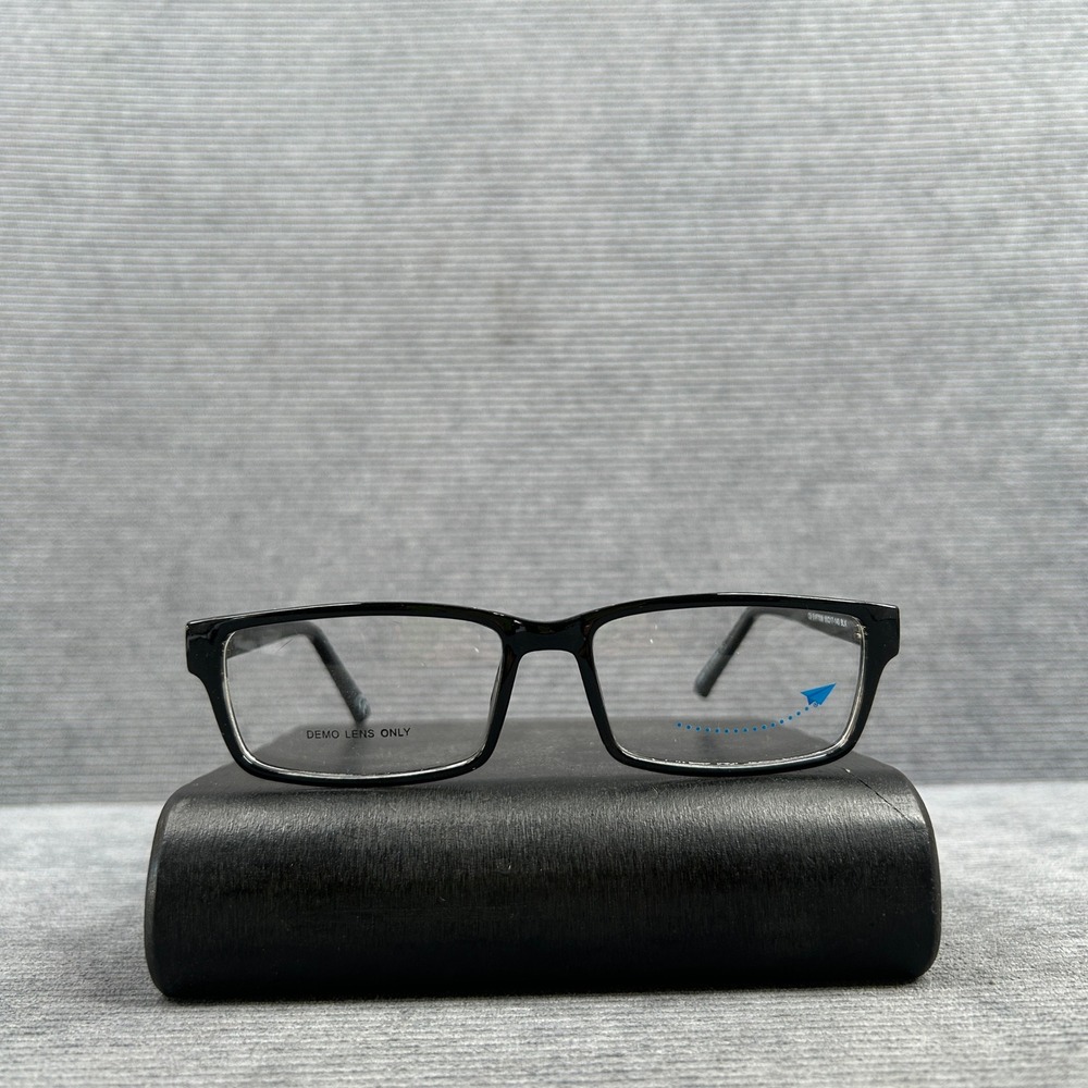 Essilor Vision Foundation EVF7006 BLK Black Y2k Eyeglass Frames 55-17-140